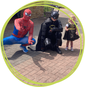 Having fun at Little Bridge House